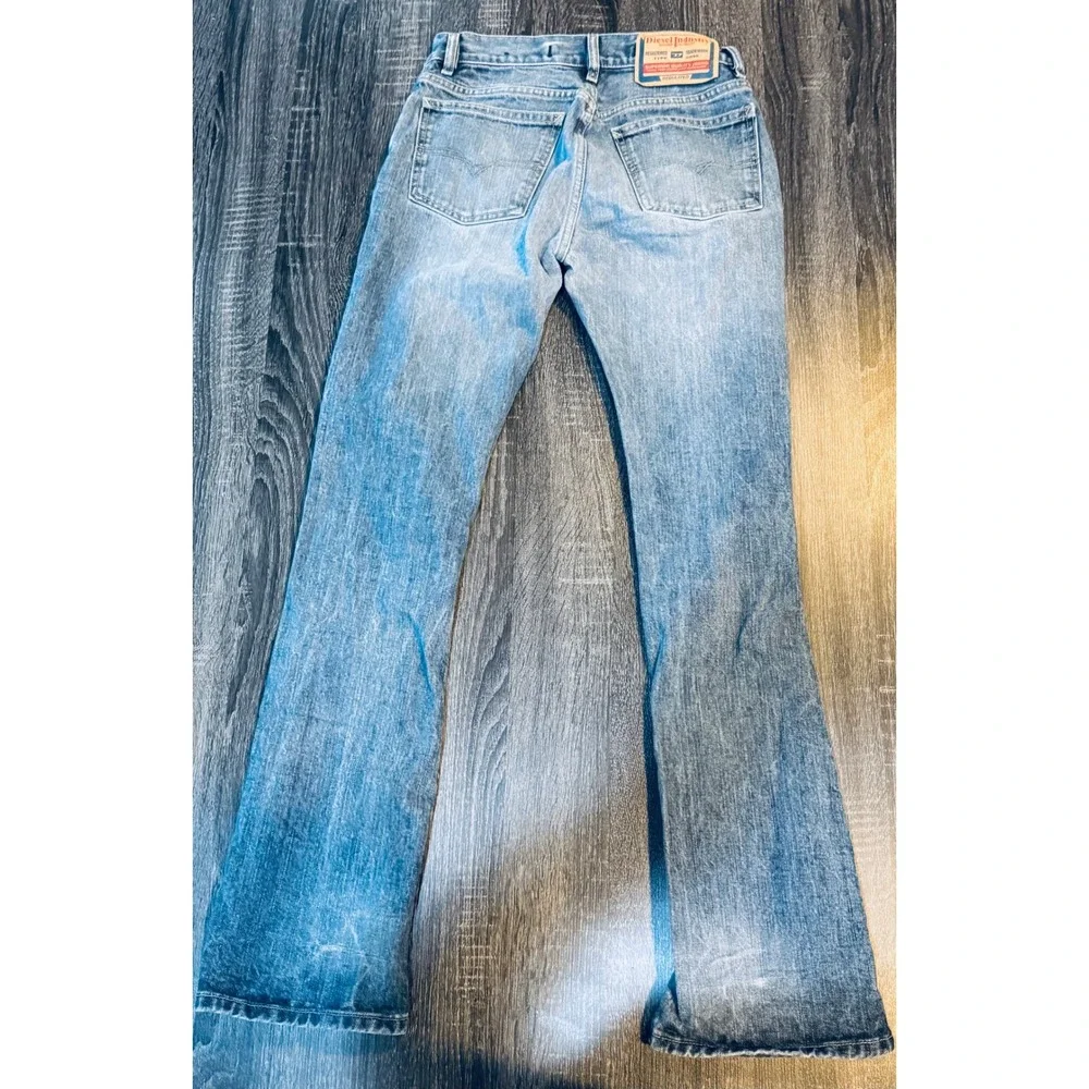 Vintage Y2K Diesel‎ Fanker Jeans Made in Italy SZ 28x32 Light Wash Bootcut 2001